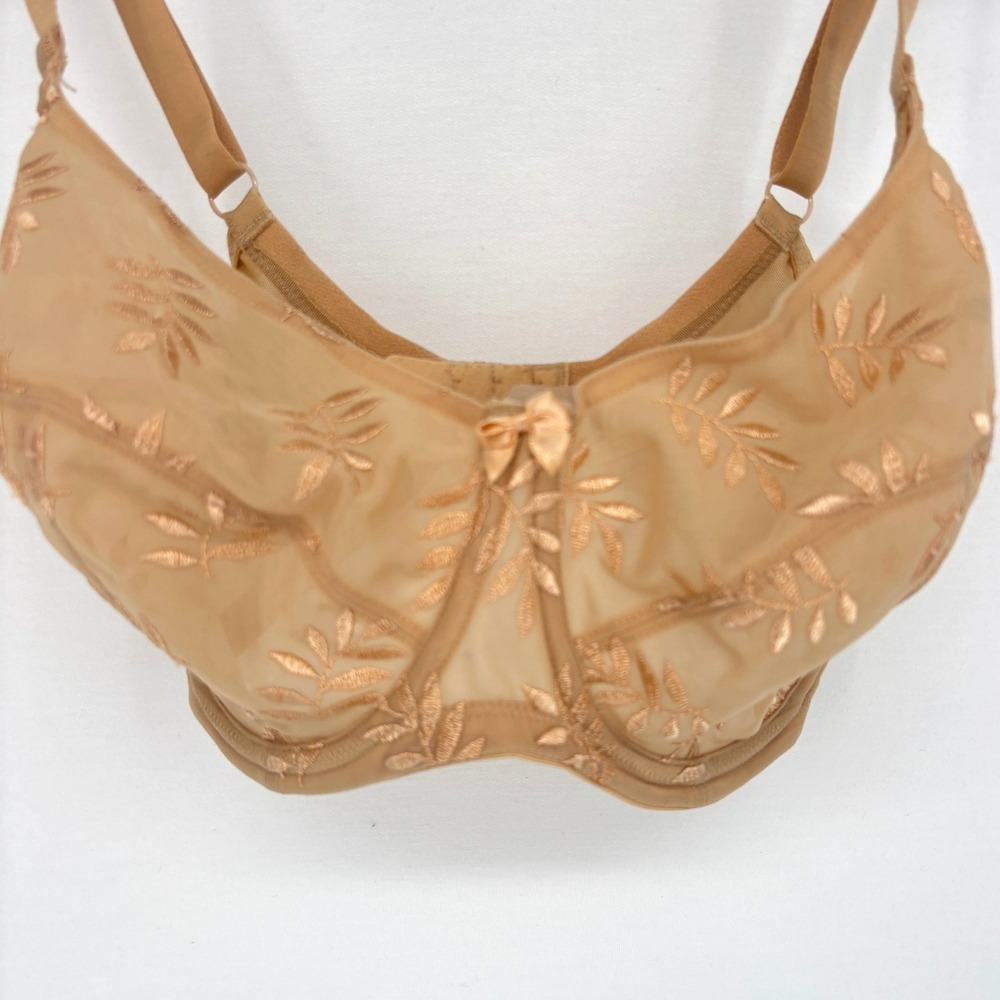 Panache Tan Embroidered Bra - Picture 4 of 7